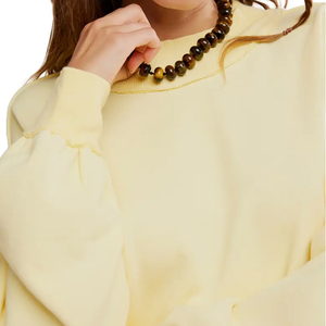 Blusa de Moda para Mujer, Invierno, Manga Larga, Cuello Alto, 100% Algodón, Ligera, Elegante, con Logotipo Frontal, Perfecta para Uso Diario - Product Image 5