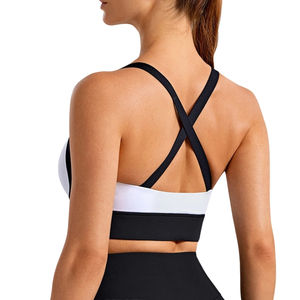 Soutien-gorge de sport respirant pour femme, personnalisé, vente en gros, maintien élevé, sans couture, confortable, extensible, doux, pour fitness et entraînement - Product Image 4