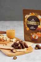 Fournisseur en gros de qualité supérieure OEM, chocolat noir halal enrobé d'amandes, de noix de cajou, de macadamia et de caramel, 150 g, personnalisé