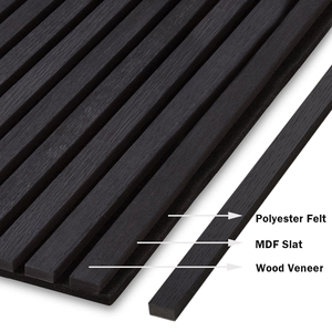Pannelli Acustici a Doghe per Pareti, Senza Quantità Minima d'Ordine, Eco-Friendly, per Studi di Allenamento e <span class=keywords><strong>Palestre</strong></span> Domestiche, Disponibili in Magazzino USA - Product Image 6