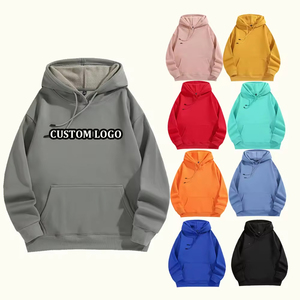 เสื้อฮู้ดดี้ดีไซน์ใหม่สไตล์วินเทจทรงโอเวอร์ไซส์ ปักลายได้ พิมพ์ลายได้  แบบเรียบ  ขายส่ง คุณภาพสูงสุด เสื้อฮู้ดดี้ผู้ชาย - Product Image 3