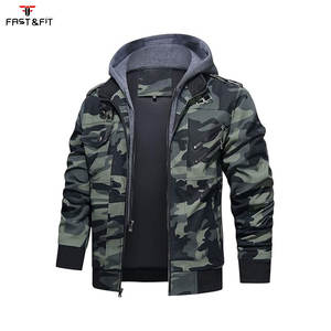 Blouson en cuir pour homme, style motard, col mandarin, coupe ajustée, toile respirante, coupe-vent, style urbain, hiver - Product Image 2