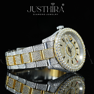 นาฬิกาควอตซ์เพชรโมอิสซาไนต์ขายดีอันดับต้นๆ สำหรับผู้หญิง แฟชั่นเครื่องประดับ กันน้ำ ของขวัญ นาฬิกา มีจำหน่ายจำนวนมาก - Product Image 4