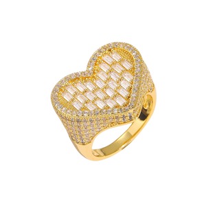 Luxury Stylish Moissanite <b>Statement</b> <b>Ring</b> with Heart Shape for Fashion Jewelry Party Wear Wedding Accessories and Everyday Wear - Product Image 3