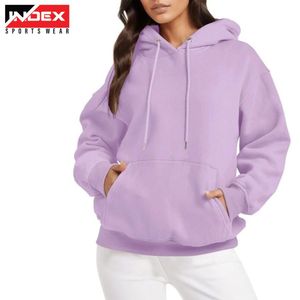 Sudadera con Capucha para Mujer, Color Sólido, Manga Larga, Tejida, Transpirable, para Otoño, Informal - Product Image 4