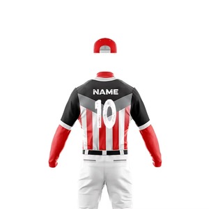 Durable 220GSM Polyester Men's Baseball Jersey Breathable Quick Dry Team Uniforms Custom Sublimated Sports Apparel Sialkot - Product Image 3