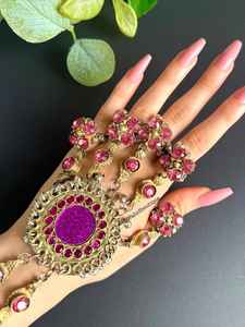 Bracelet afghan fait main de haute qualité, personnalisé, en argent plaqué antique, ensembles de bijoux pour mariage 2026 - Product Image 4