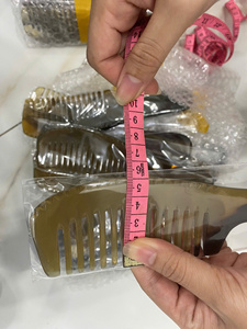 Peigne artisanal en corne naturelle, outil traditionnel de massage du cuir chevelu, soin des cheveux, conception anti-statique pour cheveux épais, toilettage professionnel - Product Image 6