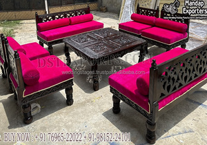 Punjabi Virsa Village Touch Stage Decor Props Brillante y colorido Heena Party Stage Decor Props Punjabi Bangle Ceremonia Stage - Product Image 2