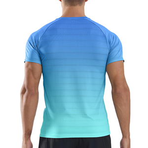 Camisetas Deportivas de Malla de Manga Corta para Hombre, de Alto Rendimiento, para Fisicoculturismo, Entrenamiento Muscular, Venta al Por Mayor, Personalizadas con Impresión - Product Image 4