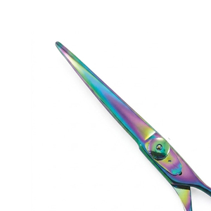 Professional Titanium Coated Hairdressing <b>Scissors</b> Stainless Steel Barber Cutting Shears for Salon Use - Product Image 5