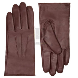 Gants en cuir durables de qualité supérieure avec doublure en laine, écologiques, pour l'hiver et les activités de plein air, dotés de la fonction tactile et de détection des aiguilles - Product Image 4