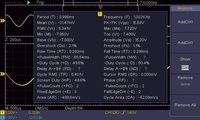 Oscilloscope numérique de bureau TECPEL OSD-2102 2 canaux 25 MHz 200 MS/s 12 kpts de mémoire 10 ns/div 400 mV/div