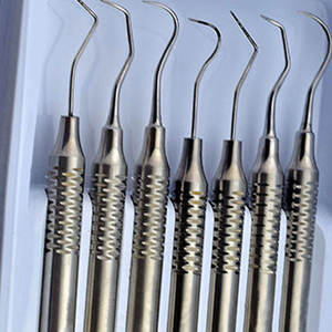 Dentavex DC-DCK-6088 High Grade Stainless Steel Manual Dental Probe Scalers Set Class I CE Certified 5-Jaw Ergonomic Instrument - Product Image 4