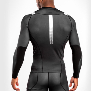 Nouvelle conception de rashguard de combat à manches longues, imprimé par sublimation, écologique, à séchage rapide, compression MMA - Product Image 5
