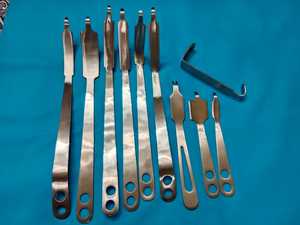 Juego de Instrumentos Profesionales para Retracción de Cadera, 10 Piezas, Herramientas Quirúrgicas Ortopédicas de Acero Inoxidable, por Dentavex - Product Image 1