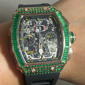 Reloj de Moissanita Personalizado de Alta Calidad con Incrustaciones de Diamantes VVS, Estilo Hip Hop, Regalo para Hombre - Product Image 3