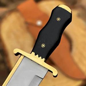 Couteau Bowie Antique Iron Mistress, idée cadeau idéale pour lui, lame fixe, films, couteaux de chasse avec manche en Micarta noir - Product Image 2