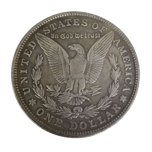 Moneta Morgan (1878~1904 <span class=keywords><strong>e</strong></span> Versione <span class=keywords><strong>P</strong></span> 1921) 28 Pezzi, Moneta Antica Placcata Argento, Replica Vintage da 1 Dollaro USA - Product Image 2