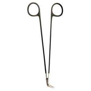 Ciseaux vasculaires angulaires à 45 degrés °   Lame de 12 mm, très tranchante, 180 mm (7 pouces), Super Cut DeBakey, instrument chirurgical à revêtement noir - Product Image 2