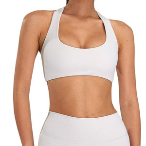 Soutien-gorge de sport sans manches pour femme, nouveau style printemps-été, confortable, extensible, respirant, élégant et tendance - Product Image 4