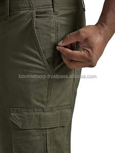 กางเกงคาร์โก้สำหรับผู้ชายกางเกงลำลองผ้าแคนวาสสำหรับนักวิ่งเอวกลางน้ำหนักเบาแห้งเร็วปรับได้ - Product Image 3