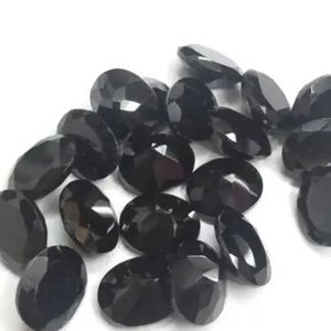หินออนิกซ์สีดำธรรมชาติขนาด 6 มม. 8 มม. รูปทรงวงรี สำหรับทำเครื่องประดับ คุณภาพ AAA ใหม่ คุณภาพดี ได้รับการรับรองจาก IGI จำหน่ายออนไลน์ ปี 2026 - Product Image 2