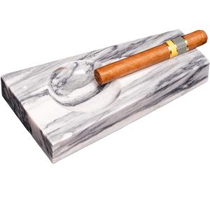 Hot selling Marble Cigar <b>Ashtray</b> Rectangular Smoking Bowl Luxury Home Decor for Smoking and Cigar Lovers - Product Image 1