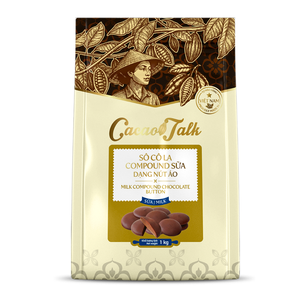 Top Selling Compound <b>Chocolate</b> Bakery Cookies Biscuits Milk <b>Chocolate</b> Button Cocoa Manufacturer Direct Sell Global HALAL OEM/ODM - Product Image 1
