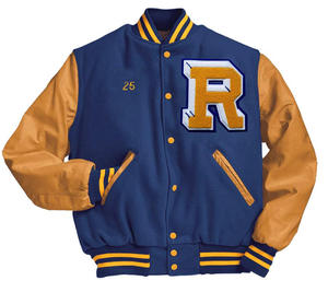 Vestes d'hiver coupe-vent personnalisées avec logo et nom, broderie, tenue de baseball, veste varsity, taille plus, pour hommes - Product Image 6