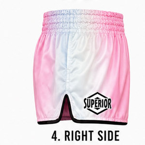 Pantalones Cortos de MMA con Abertura Alta, Sublimados, Transpirables, Casuales, para Boxeo, Kickboxing, Muay Thai, Unisex, para Adultos y Jóvenes, para Entrenamiento en el Gimnasio - Product Image 4