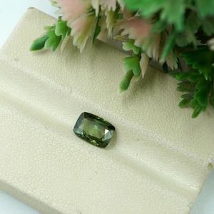 Saphir naturel vert bleu turquoise, taille coussin, 7x5x3 MM, 1,14 carat, pierre non montée - Product Image 3