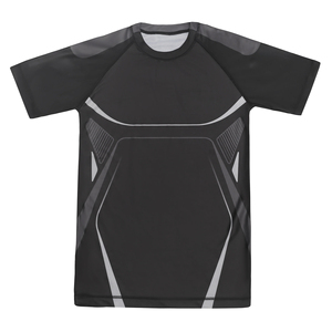 เสื้อรัดรูปออกกำลังกายแขนยาวสำหรับผู้ชาย สำหรับกีฬา No Gi BJJ MMA  ป้องกันแสงแดด  รับสกรีนโลโก้ - Product Image 4