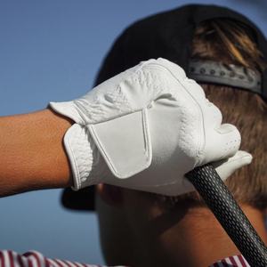 Nouveau Style gants de Golf bon produit en peau de mouton Durable confortable en cuir véritable tissu vêtements de sport à la mode gants de Golf adulte - Product Image 4