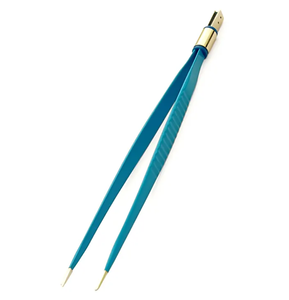 Pinzas Bipolares Manuales de Acero Inoxidable con Punta Antiadherente y Diseño de Bayoneta para Uso en Cirugía Neurológica y Cardíaca - Product Image 2