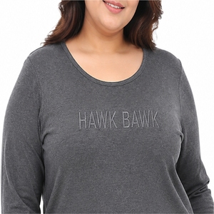 <b>Women's</b> Plus Size <b>Long</b> Sleeve Crew Neck T <b>Shirt</b> Relaxed Fit Comfortable Breathable Fabric Casual <b>Shirt</b> For <b>Women</b> - Product Image 6