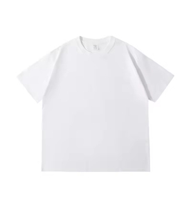 T-shirt personnalisé pour homme 100 % coton, col rond, coupe oversize, jersey décontracté, options d'impression HD, 260 grammes, tricoté, lettres, manches courtes - Product Image 4