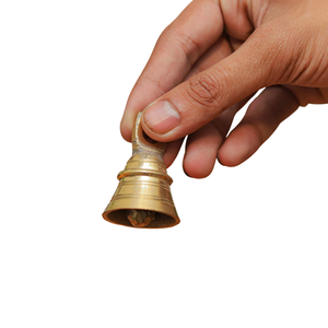 Campanas Pequeñas de Latón Hechas a Mano, Estilo Vintage, Campanas Decorativas, Campanas de Viento Vintage, Decoración para el Hogar, Bodas, Árbol de Navidad - Product Image 1