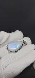 Wholesale Natural Gemstone Moonstone Premium Quality <b>Pendant</b> for Jewelry Necklace Fashion Jewelry Real White <b>Crystal</b> <b>Pendants</b> - Product Image 5