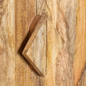 Armoire haute Vandana Hexa Flux en bois de manguier (bois massif) - Product Image 5