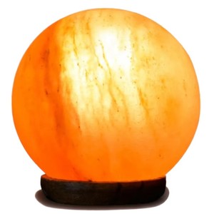 Elegante Lámpara de Cristal de Sal Rosa del Himalaya Hecha a Mano con Forma Geométrica y Detalles Tallados para Decoración del Hogar, Ambiente Relajante, Feng Shui - Product Image 1