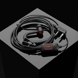 Auriculares con Cable Tipo K con Micrófono y Botón PTT para Walkie-Talkie, Auriculares Intrauditivos para <span class=keywords><strong>Intercomunicador</strong></span> Múltiple de Uso Global - Product Image 5