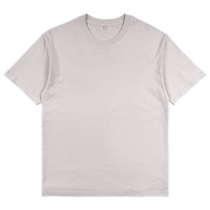 T-shirt en coton uni pour homme, tissu respirant et doux, manches courtes, col rond, décontracté, pour usage quotidien, idéal pour impression en gros - Product Image 4