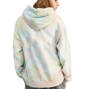 Sweat à capuche tie-dye pour femme, doublure polaire douce et confortable, qualité supérieure, couleurs vives, chaud et pratique, vêtement de sport. - Product Image 2