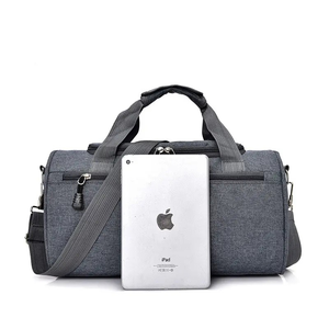 Hot Fashion Waterproof PU Leather Unisex Duffel Bag with Zipper Closure Large Capacity for Daily Use & Weekend Travel - Product Image 3