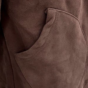 Hot Selling Men Wear Quarter Zip Hoodie Winter Embroidered Stonewashed Customized Men's Oversized Windproof Hoodie - Product Image 5