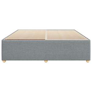 Base de Cama Gris Claro con Tela Elegante y Atractiva - Product Image 4