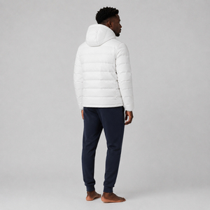 <b>Bubble</b> Waterproof Breathable High Street Coat 2026 <b>Top</b> Sale Front Puffer Jacket OEM Customized Canvas Hooded Men Winter - Product Image 4