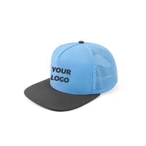 Casquette de golf personnalisée bicolore respirante perforée au laser à 5 panneaux avec logo personnalisé séchage rapide Injae Vina Golf Vietnam VN – Vente directe usine - Product Image 1