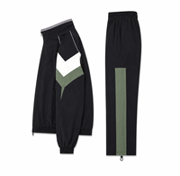 Eazwears Survêtement en nylon tissé durable pour homme, vêtement de sport décontracté d'été, séchage rapide, doux et luxueux, 140g, coupe droite